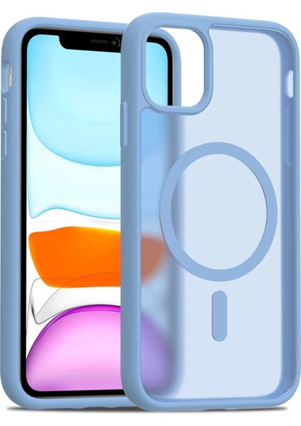 iPhone 12 Jota Magsafe Kapak - Açık Mavi - 16437-2152 modelleri