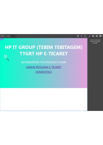 Web Editör Yazılım