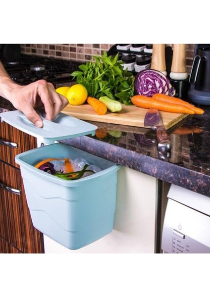 Gri Dolap Kapağı Askılı Kapaklı Çöp Kovası, Şık ve Kullanışlı Tasarım modelleri