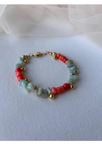 Amazonit Mercan Bileklik fiyatları