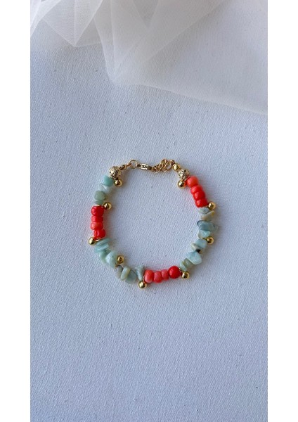 Amazonit Mercan Bileklik