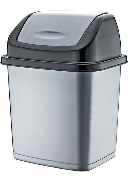 Siyah 11,25 Litre Çöp Kovası, Modern ve Şık Tasarım