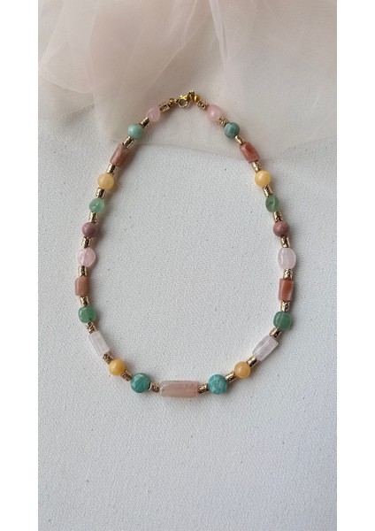 Karışık Doğaltaş Kolye fiyatları