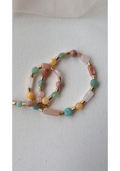 Karışık Doğaltaş Kolye modelleri