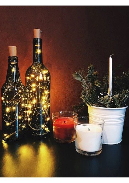 Sarı Mantar Şeklinde 1,5m Kendinden Pilli Peri LED Dekor Aydınlatma Seti indirimleri