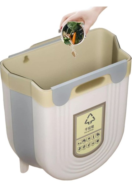 Katlanabilir Körüklü Mutfak Çöp Kovası Çok Renkli (5024) modelleri