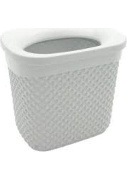 Beyaz Damla Desenli Çöp Kovası 2l, 165X125X190 mm fiyatları