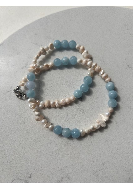 Inci Akuamarin Kolye modelleri