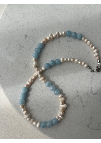 Inci Akuamarin Kolye fırsatları