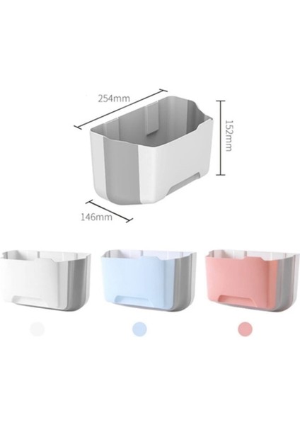 Portatif Katlanabilir Askılı Çöp Kutusu, Beyaz, Ev ve Araç Için Pratik ve Şık R-8046 indirimleri