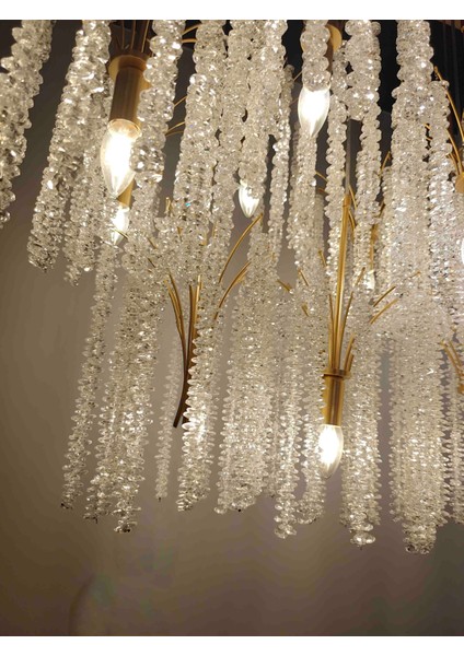 Crystal Şelale Bronz Avize fırsatları