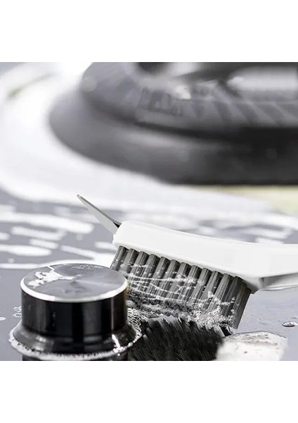 Home 3'ü 1 Arada Detaylı Temizlik Fırçası, Yağ Kazıma ve Detaylı Fırçalama Için Çok Fonksiyonlu Fırça, Mutfak, Banyo ve Otomobil Temizliği Için Uygun modelleri