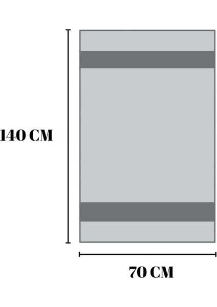 Yumuşak Pamuklu Çizgili Banyo Havlusu, Su Emici, 70X140 cm modelleri