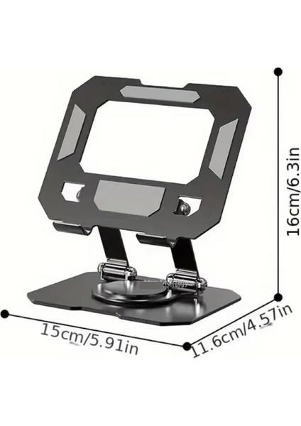 Taşınabilir Alüminyum Tablet Standı – 360° Ayarlanabilir, Katlanabilir ve Ergonomik Tablet Tutucu, Ipad, Samsung, Huawei ve Tüm 7”-13” Tabletler Için Uyumlu modelleri