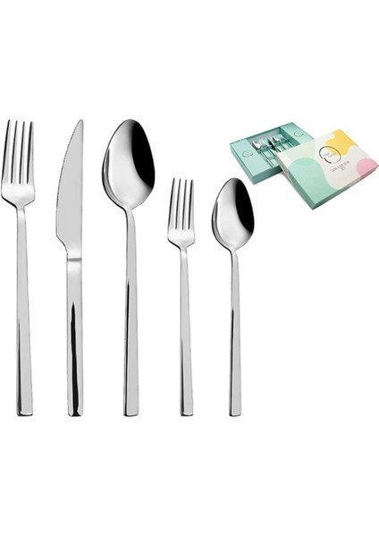 30 Parça Çatal, Kaşık, Bıçak Takımı - Şık ve Kullanışlı Mutfak Seti