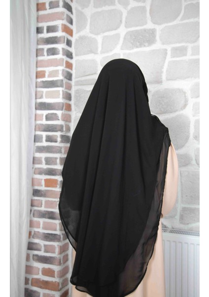 Gölgeli Sufle Hijap Khimar Tesettür Hazır Türban Şal indirimleri