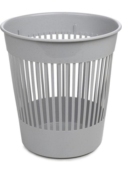 Gri Yuvarlak Çöp Sepeti 12,5 Lt No:2 - Şık ve Kullanışlı Tasarım