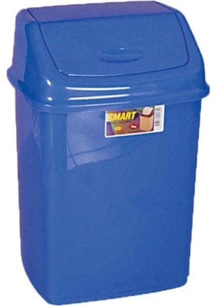 Renkli 9l Sallı Kapaklı Çöp Kovası, Pratik ve Şık Tasarım