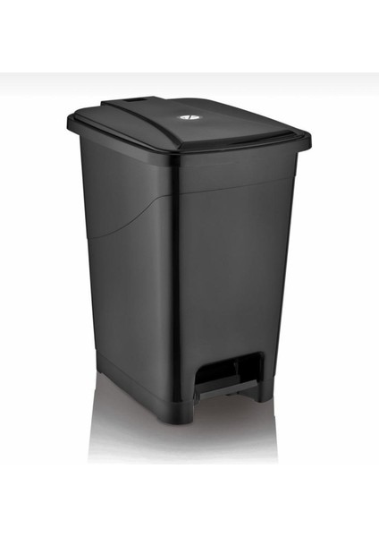 15 Lt Siyah Slim Pedallı Iç Kovalı Çöp Kovası, Şık ve Kullanışlı Tasarım