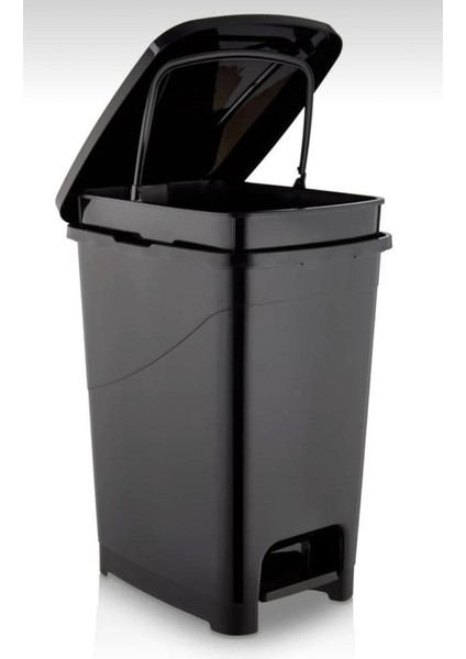 15 Lt Siyah Slim Pedallı Iç Kovalı Çöp Kovası, Şık ve Kullanışlı Tasarım fiyatları