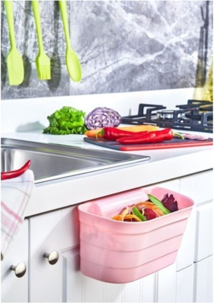 Gri Mutfak Dolap Kapağı Çöp Kutusu, Şık ve Pratik Tasarım fiyatları