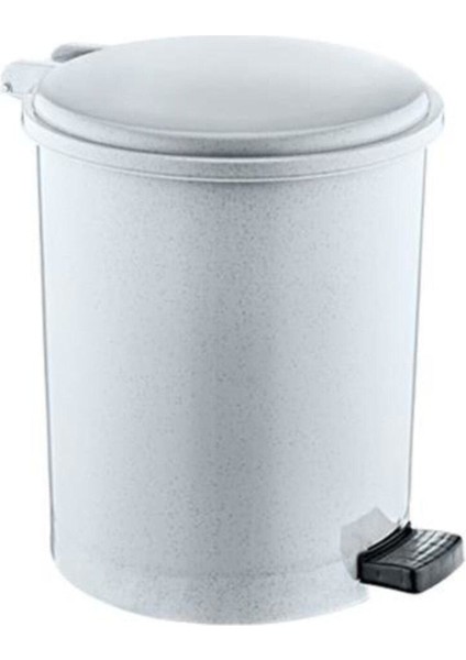 Beyaz 15 Litre Pedallı Çöp Kovası, Pratik ve Şık Temizlik Gereci