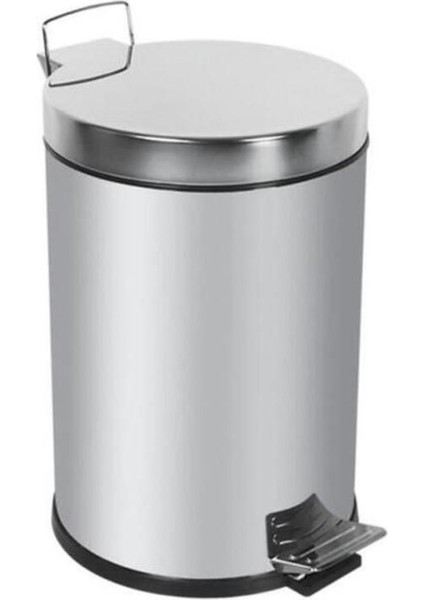 Paslanmaz 430 Krom Metal Iç Kovalı Pedallı 5l Çöp Kutusu, Ofis, Banyo, Mutfak Için Ideal fiyatları