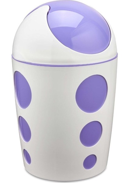 Şık Gri 5 Litrelik Modern Çöp Kovası, Ev ve Ofis Kullanımına Uygun.