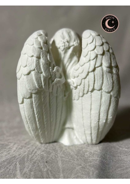 MOON SİRİUS Küçük Melek Figürlü Dekoratif LED Mumluk – Beyaz 13 x 16 modelleri