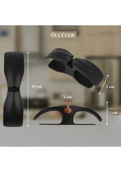 Yapışkanlı Kablo Sabitleyici Düzenleyici Çok Amaçlı Organizer Airfryer Kablo Sarma Aparatı 2 Adet fırsatları