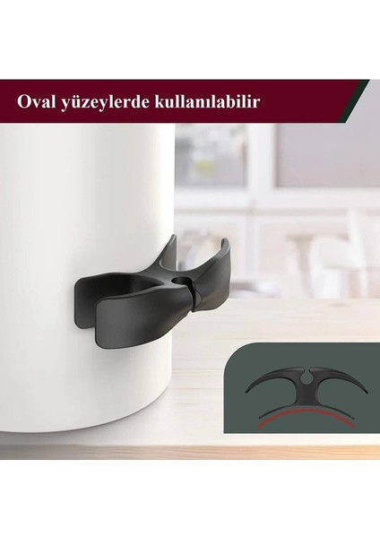 Yapışkanlı Kablo Sabitleyici Düzenleyici Çok Amaçlı Organizer Airfryer Kablo Sarma Aparatı 2 Adet