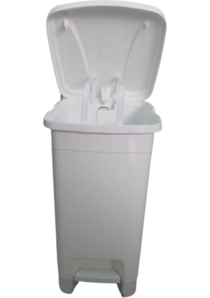 15 Litre Slim Pedallı Modern Plastik Çöp Kovası, Beyaz Renk modelleri