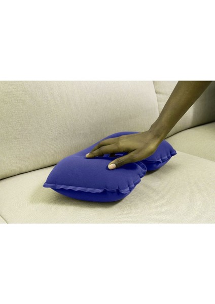 Lacivert Şişme Boyun ve Seyahat Yastığı, Ortopedik ve Kadife Konforu ile Rahatlık Sağlar fırsatları