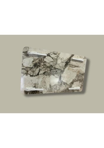 Sofrası Mutfak Sofrası Kolay Taşınabilir 60 x 100 cm Balkon Sofra (Beyaz Mermer) fiyatları