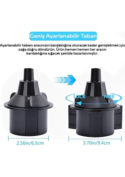 Ally HB-P05 Universal Araç Içi Telefon Tutucu - Yemek MASASI-(1903) - MRS5372-3764 modelleri