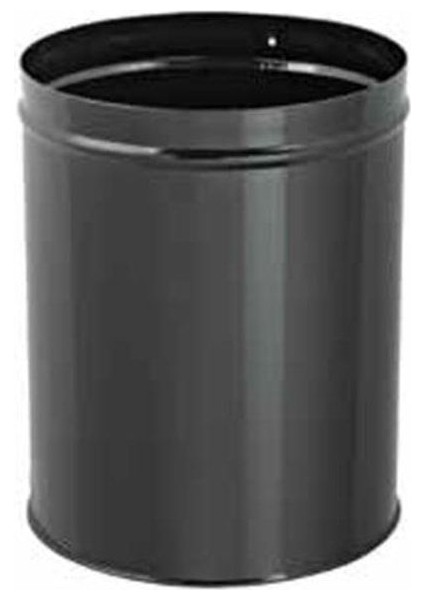 Şık Siyah Metal Masa Altı Çöp Kovası 10 L