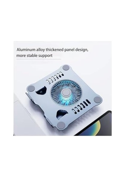 804D Dönebilir Alüminyum Katlanabilir Laptop Macbook Standı (Koyu Gri) fiyatları