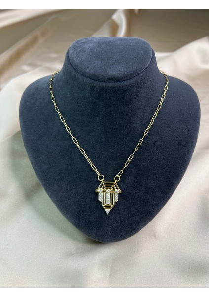 Gold Çelik Kolye