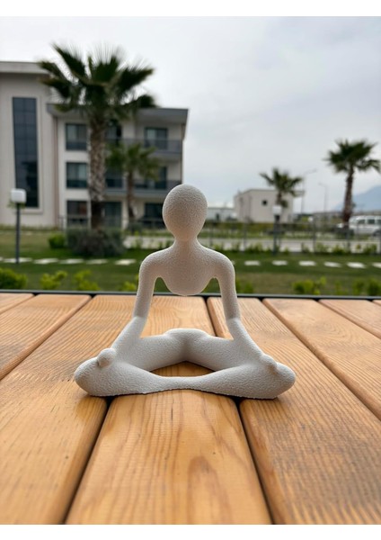 Pozlu Soyut Figür Heykel Modern & Minimal Dekoratif Obje