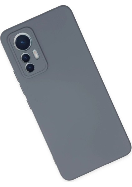 Xiaomi Mi 12 Lite Kılıf Nano Içi Kadife Silikon - Gri - MRS4679-3408 modelleri