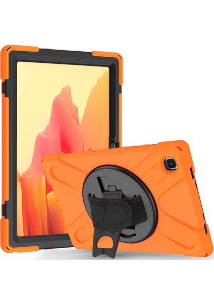 Samsung Galaxy T220 Tab A7 Lite 8.7 Kılıf Amazing Tablet Kapak - Turuncu - 14267-6544