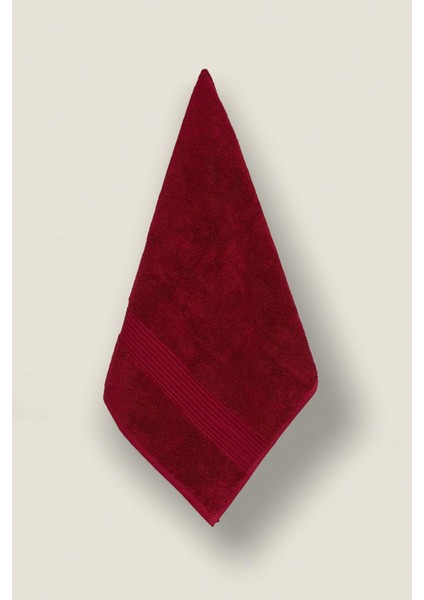2'li %100 Pamuk Banyo Havlusu Seti, Vücut ve Baş, 50X90-70X140, Bordo fırsatları