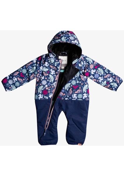Kız Çocuk Snowboard Tulumu Rose Jumpsuit Mavi fiyatları