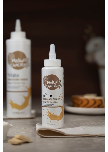 Beyaz Çikolata Sosu 330 Gr - Waffle Krep Pankek Sosu modelleri
