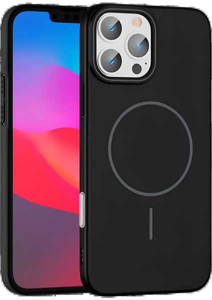 iPhone 16 Pro Max Broş Magsafe Kapak - Siyah - MRS5848-2461