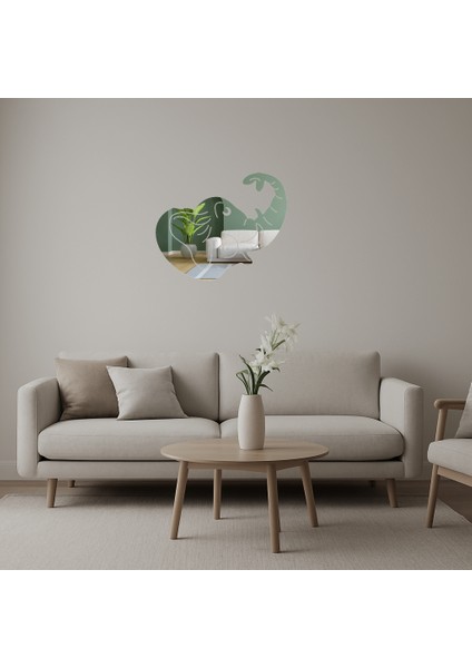 Fil Hortumu Dekoratif Aynalı Tablo - MRS9951-2002