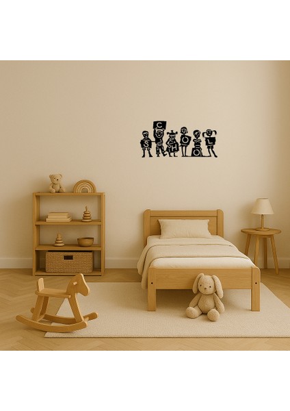 Öğrenciler Öğreniyor Mdf Dekoratif Tablolar - MRS7757-8908 modelleri