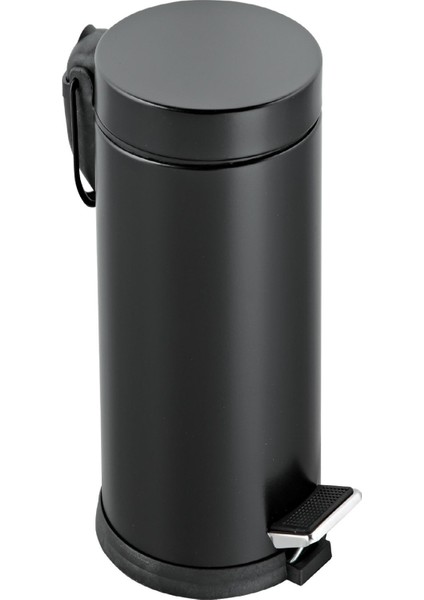 Pedallı 5l Siyah Çöp Kovası, Pratik ve Şık Çözüm