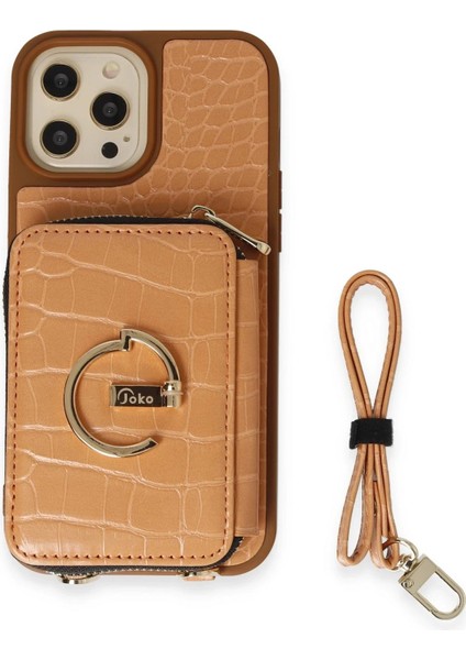 iPhone 12 Pro Kılıf Ermes Kapak - Açık Turuncu - 13103-9541 fiyatları