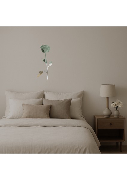 Klasik Çiçek Desenli Dekoratif Aynalı Tablolar - MRS3675-7741 fiyatları